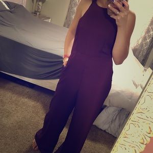 Purple jumpsuit